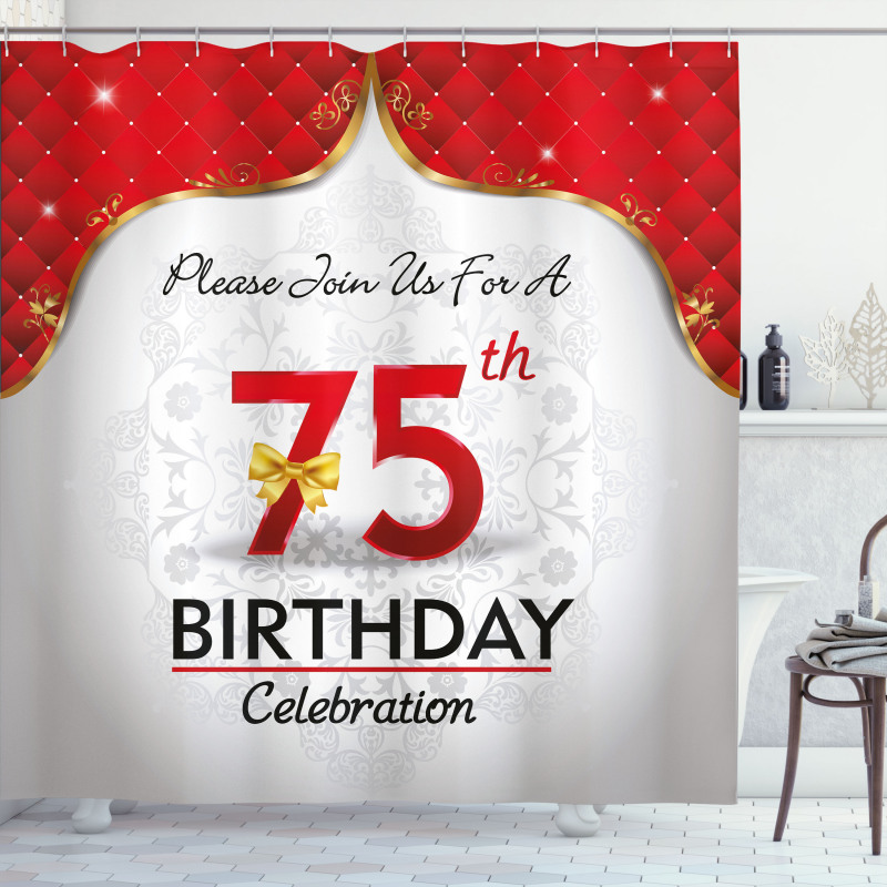 Royal Birthday Party Shower Curtain