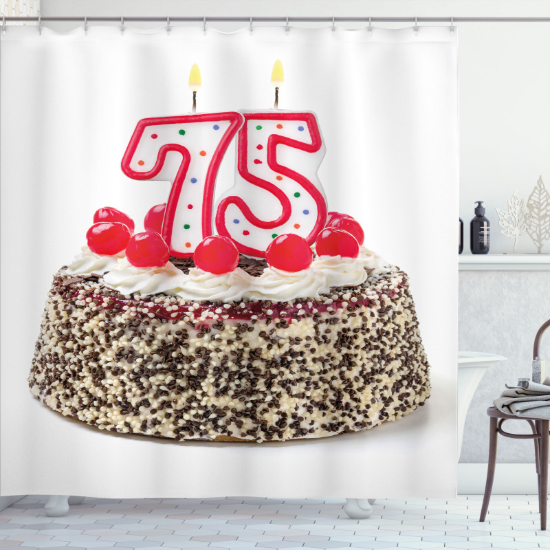 Cake 75 Shower Curtain