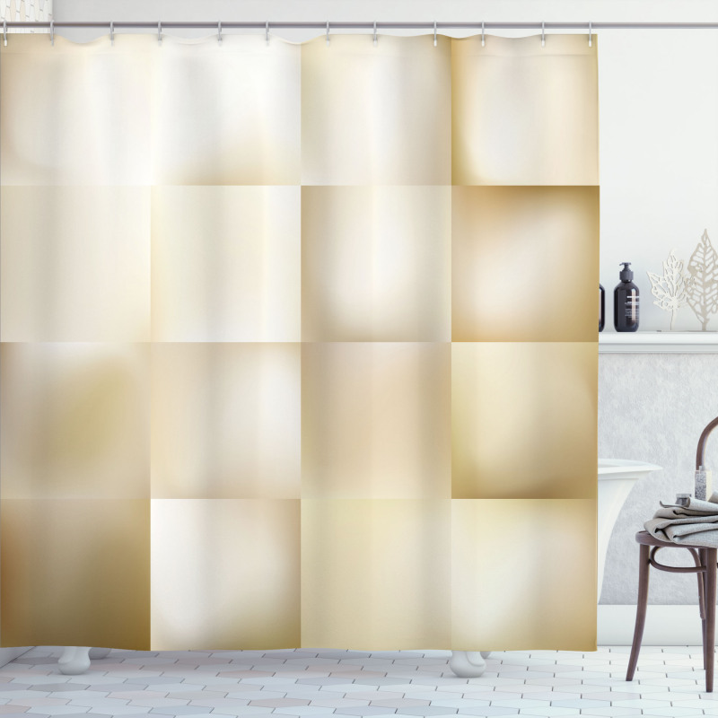 Abstract Square Shady Shower Curtain