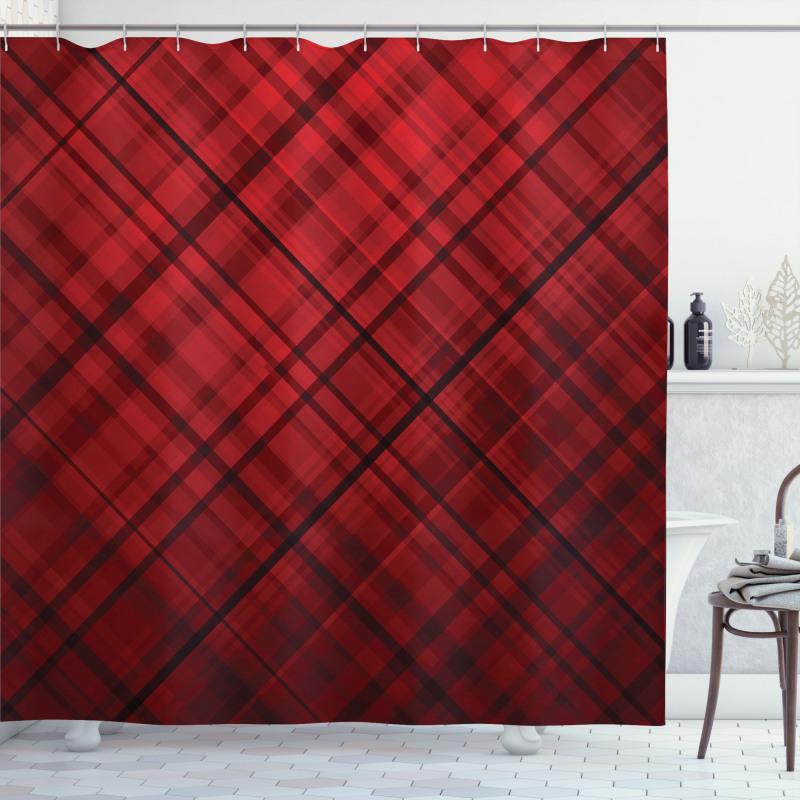 Scottish Kilt Pattern Shower Curtain