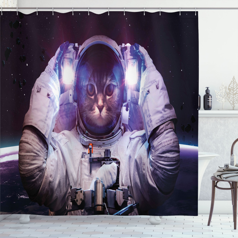 Galaxy Star Supernova Shower Curtain