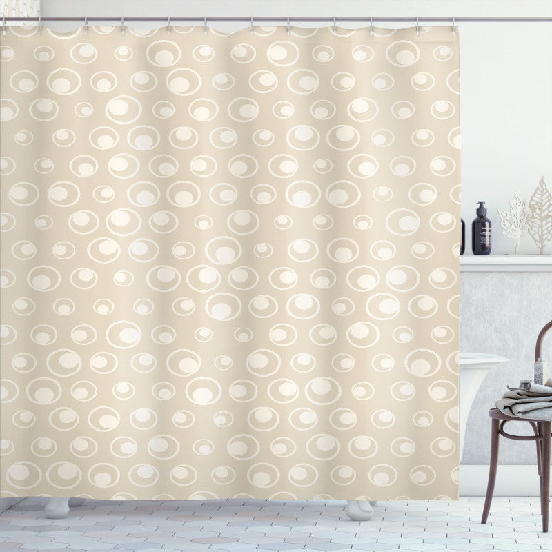 Water Inspired Bubble Forms Shower Curtain
