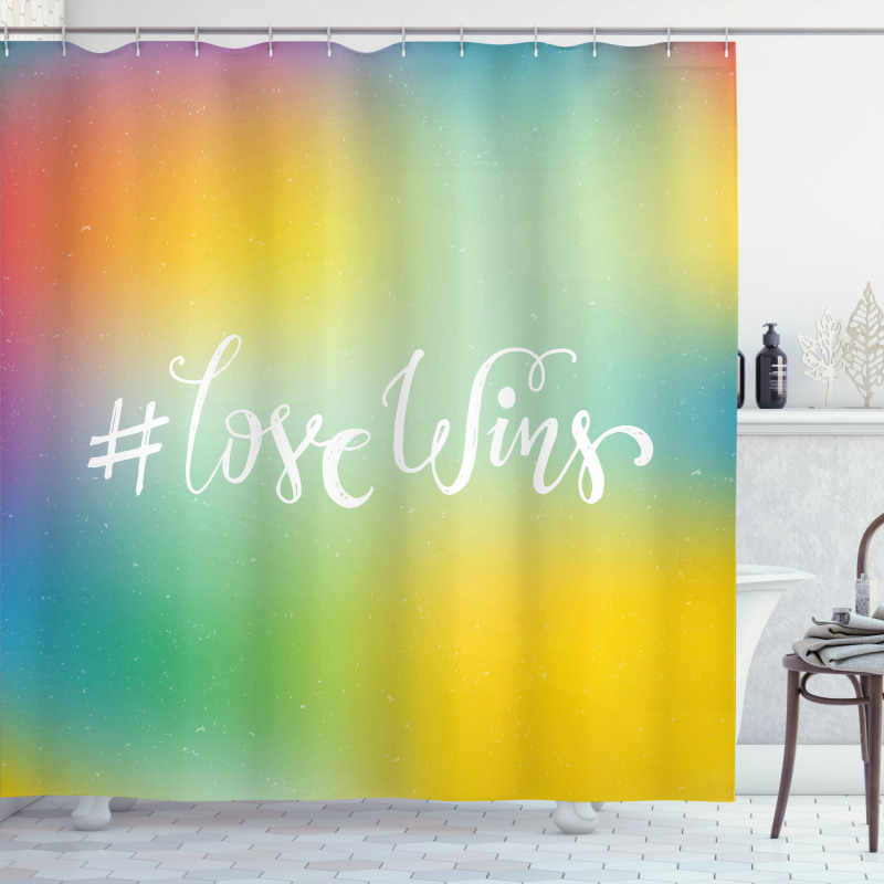 Romantic LGBT Community Shower Curtain