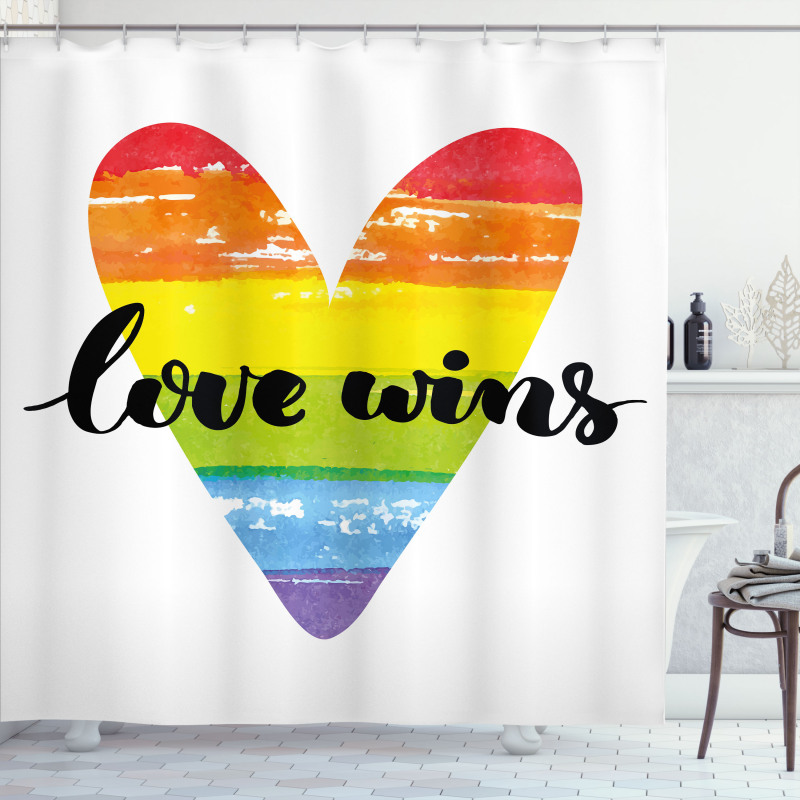 Gay Marriage Sign Shower Curtain
