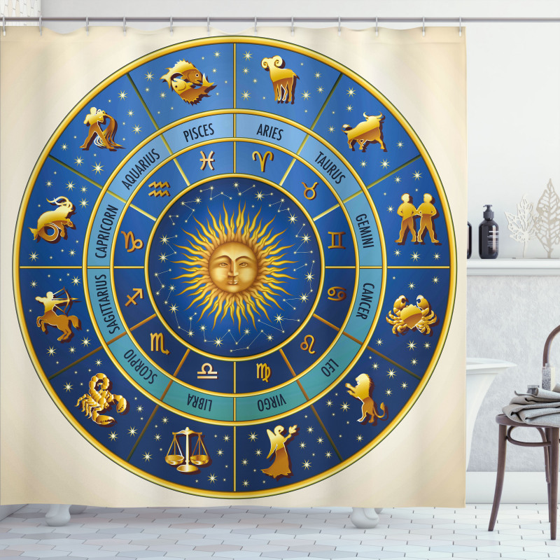 Astrological Signs Shower Curtain