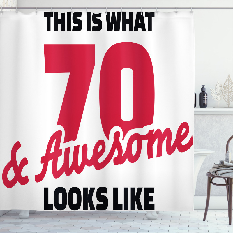 70 Shower Curtain