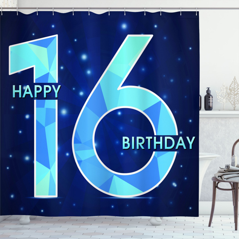 Greeting Age Sky Shower Curtain