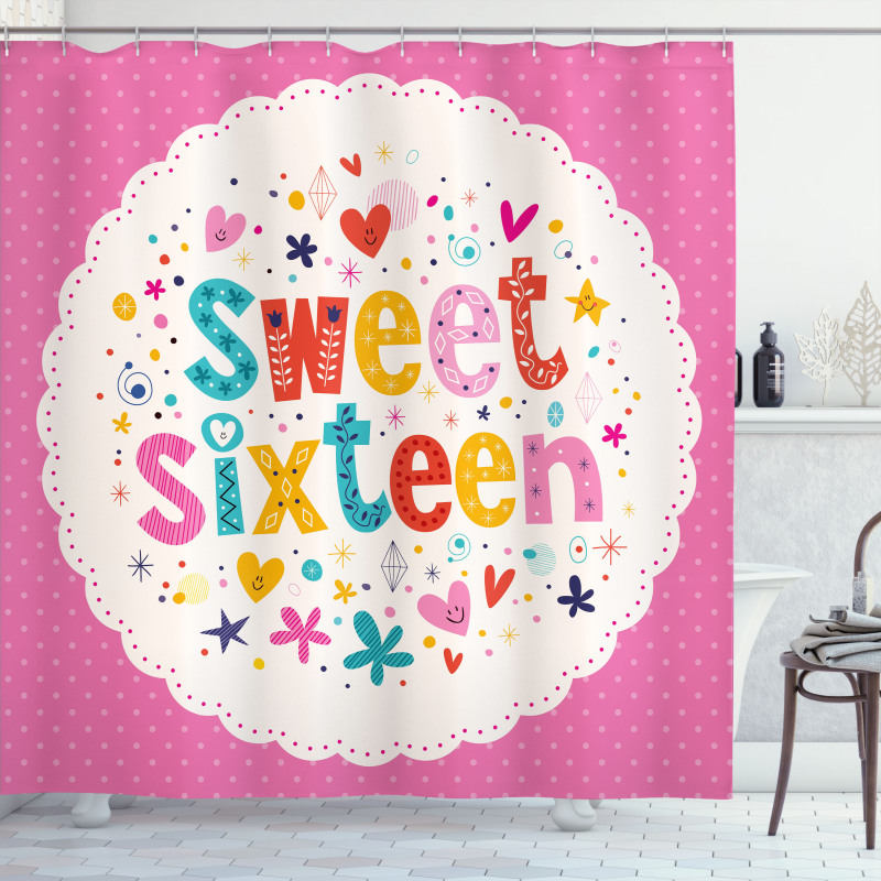 Joy Anniversary Shower Curtain