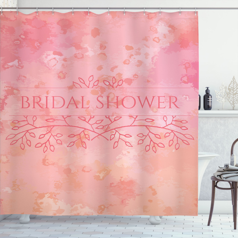 Bride Invitation Shower Curtain