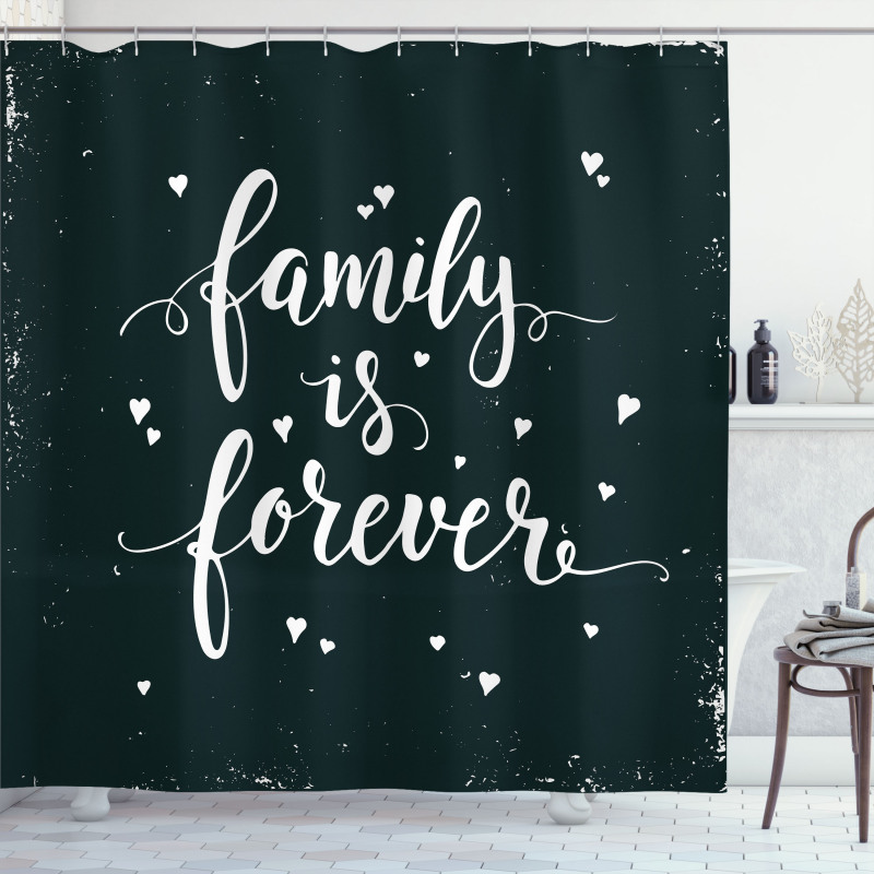 Family Forever Shower Curtain