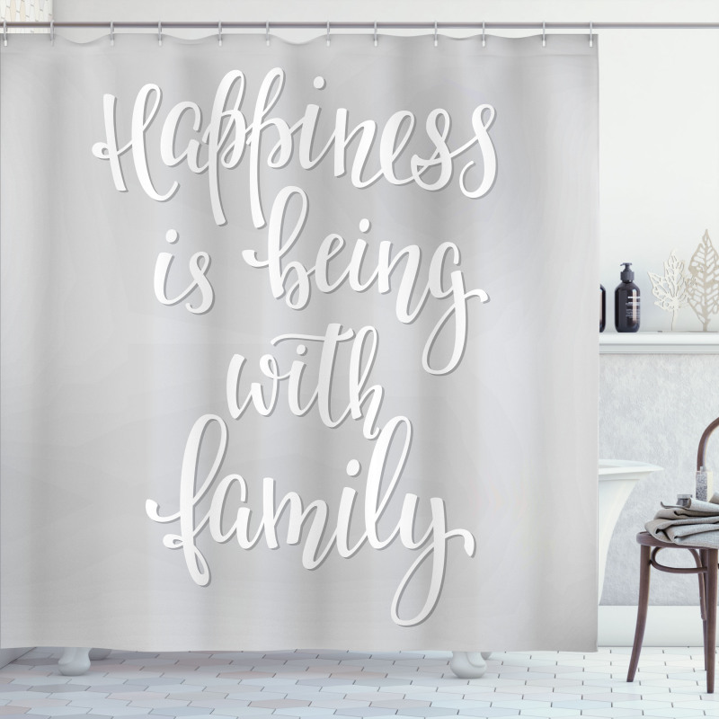 Positive Family Shower Curtain