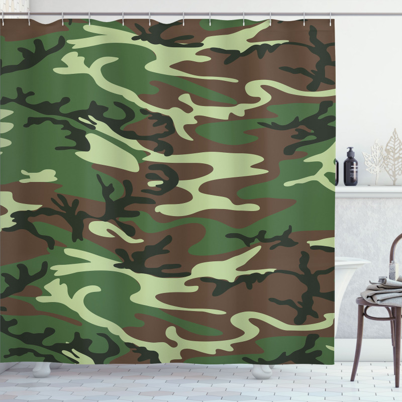 Classic American Woodland Shower Curtain