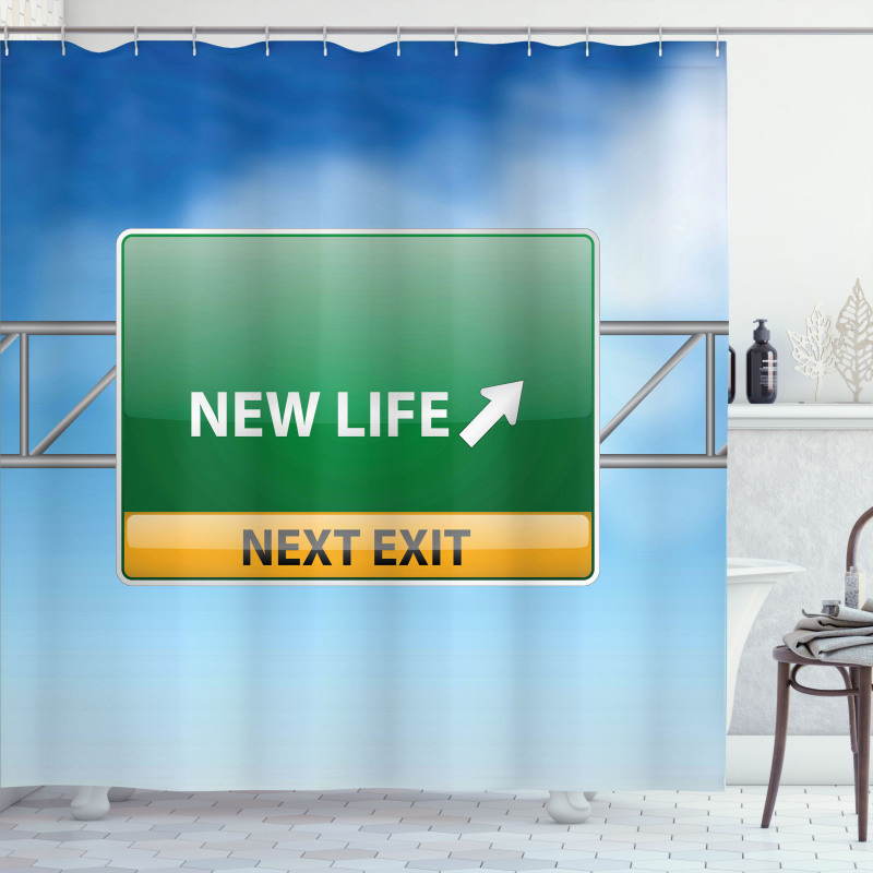 New Life Concept Shower Curtain