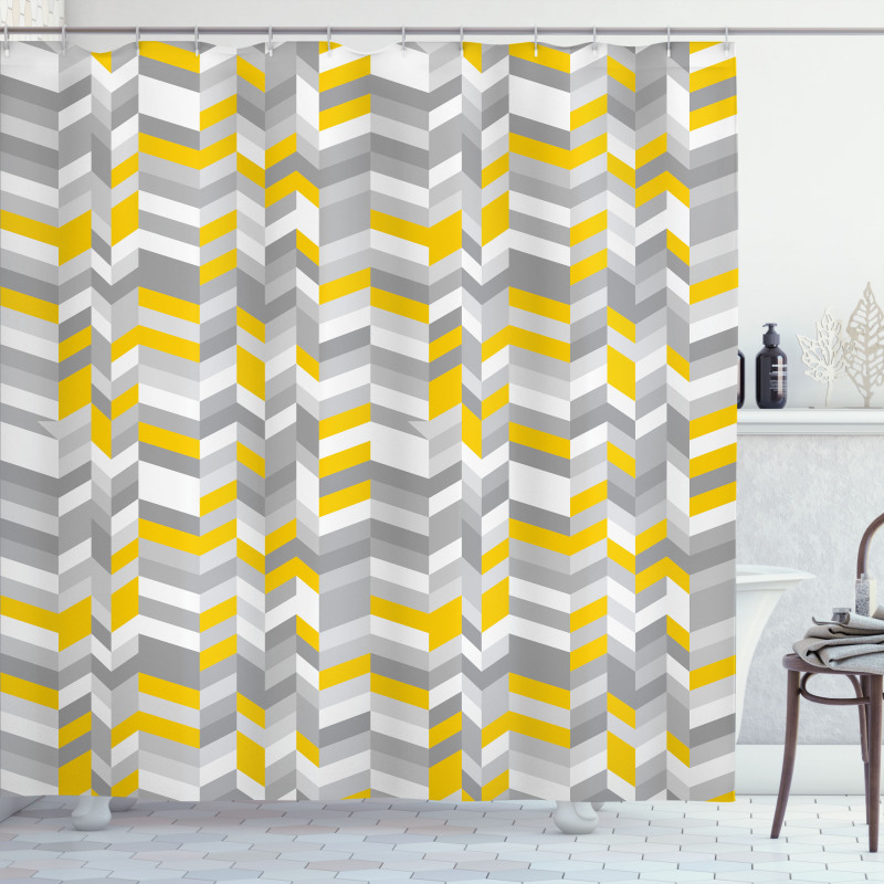Home Style Zig Zag Shower Curtain