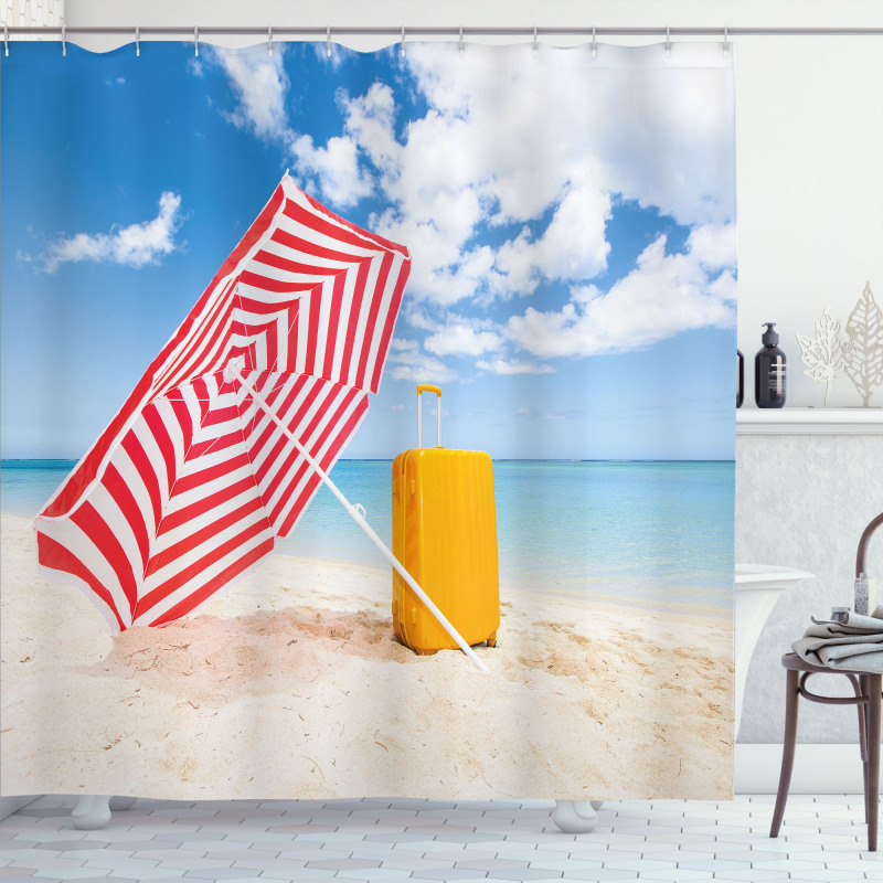 Windy Shore Shower Curtain