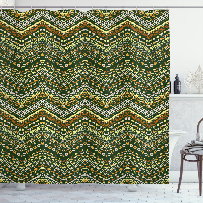 Style Tribal Shower Curtain