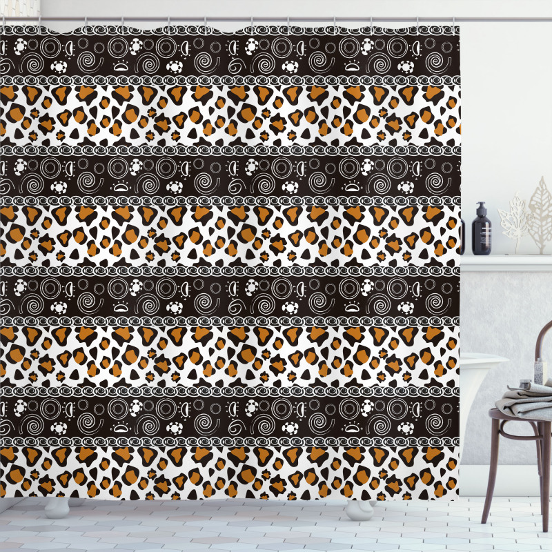 Cheetah Pattern Shower Curtain