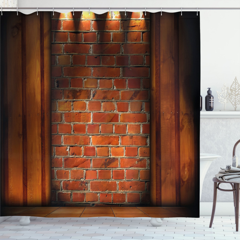 Brickwork Shower Curtain