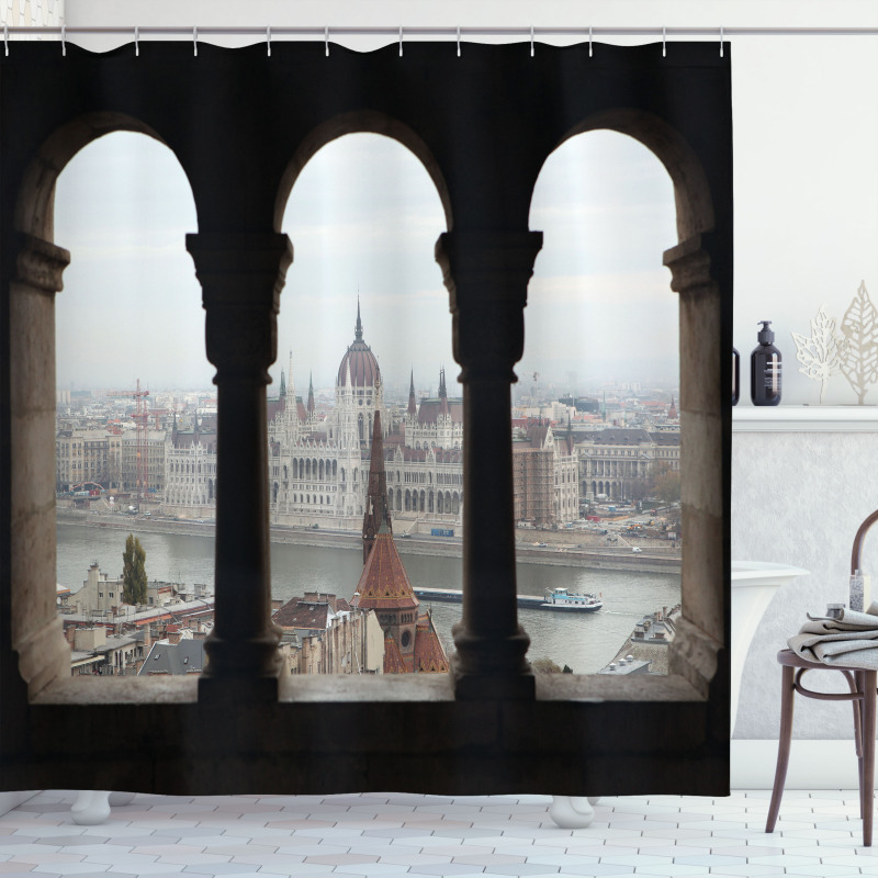 Hungarian Parliament Shower Curtain