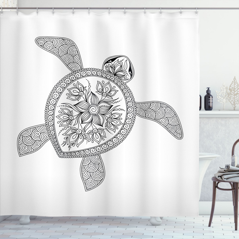 Turtle Shower Curtain