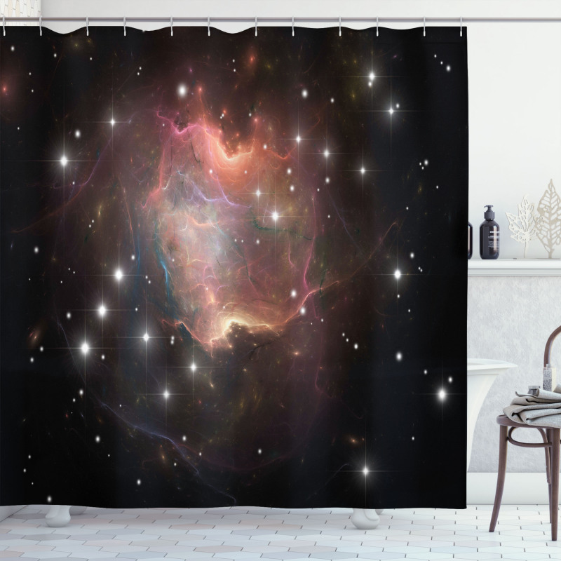 Deep Outer Space Shower Curtain
