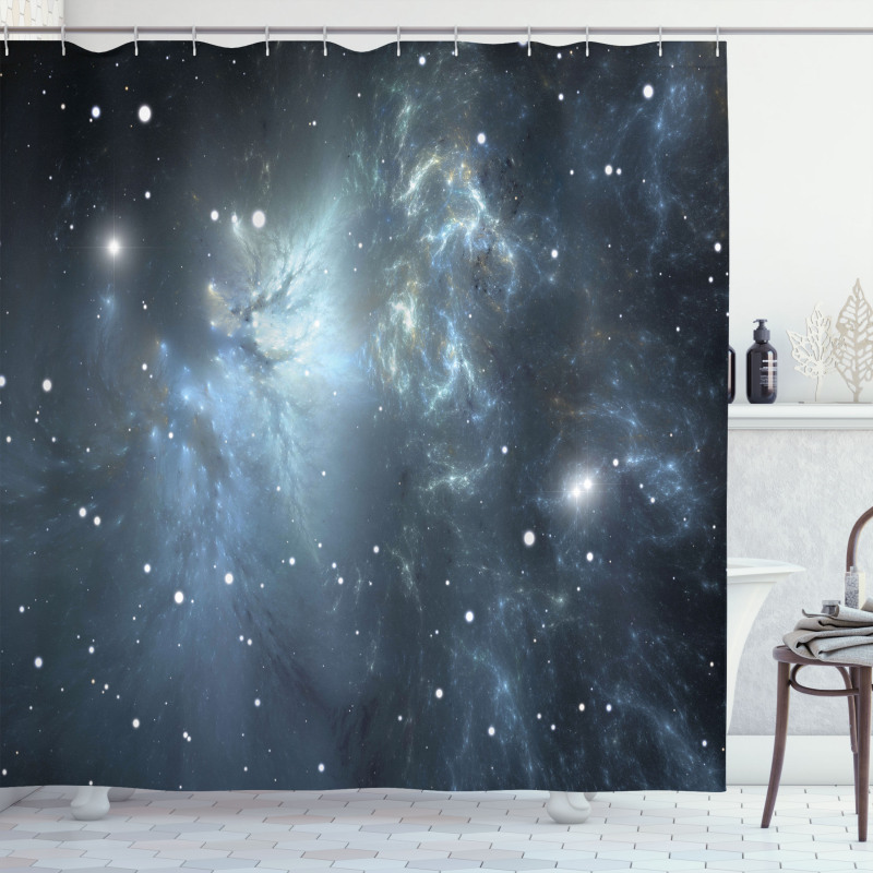 Infinite Space Shower Curtain