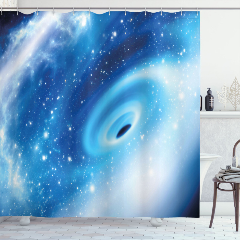 Black Hole Astral Shower Curtain