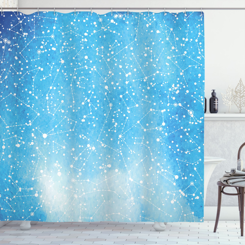 Astronomy Artwork Shower Curtain