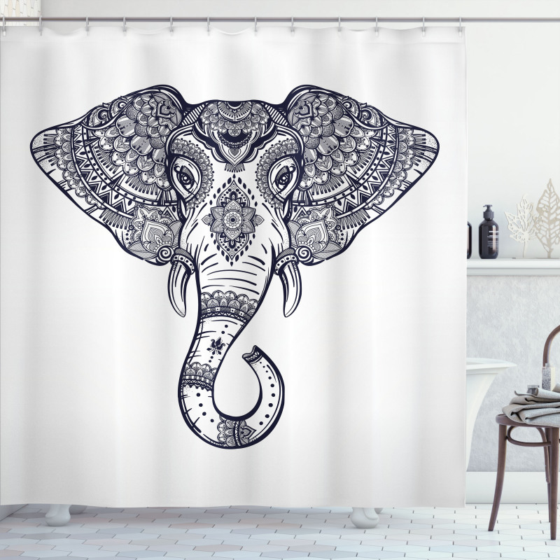 Paisley Animal Shower Curtain