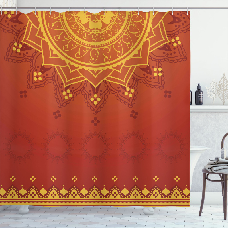 Traditional Saree Shower Curtain