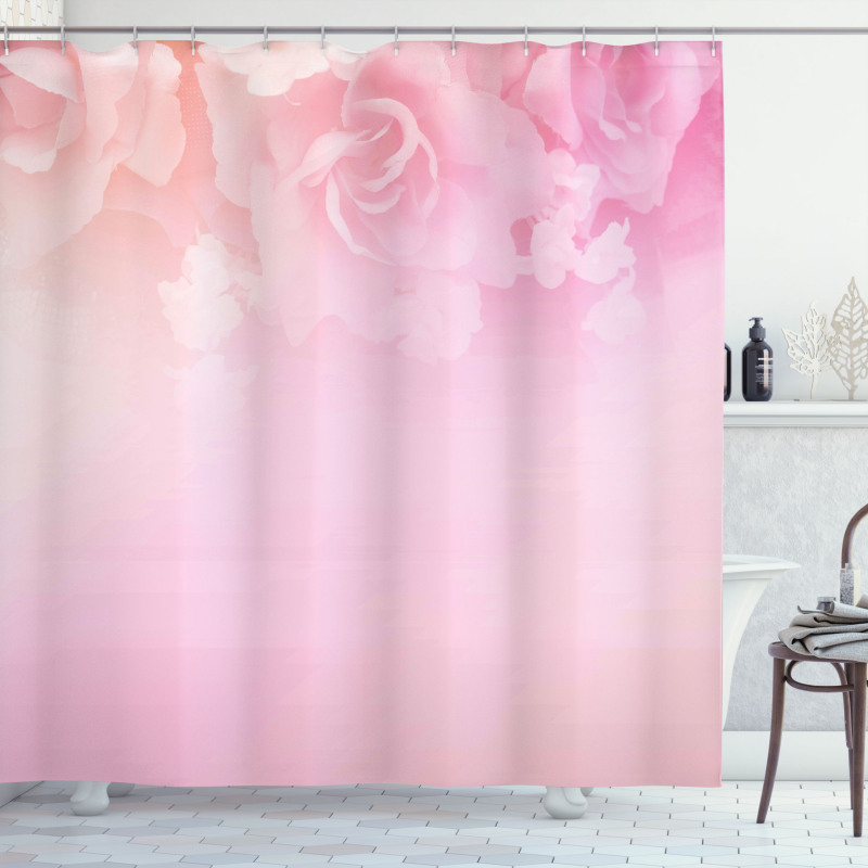 Roses Bridal Art Shower Curtain
