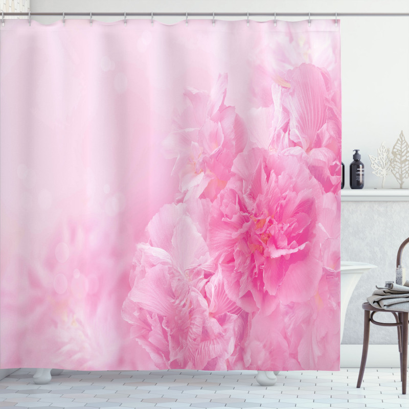 Spring Flora Shabby Shower Curtain