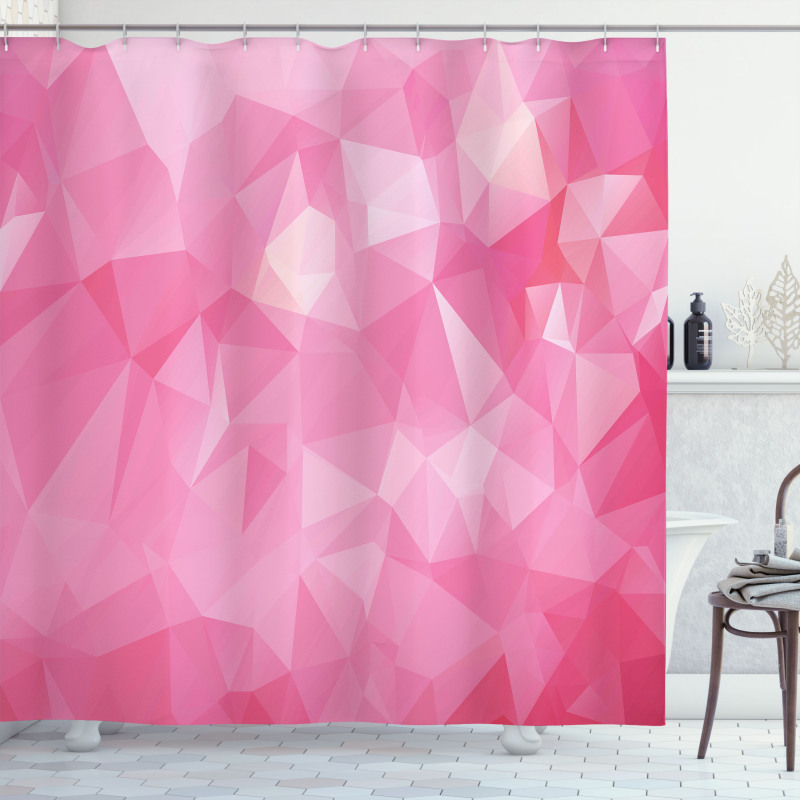 Mosaic Fractal Style Shower Curtain