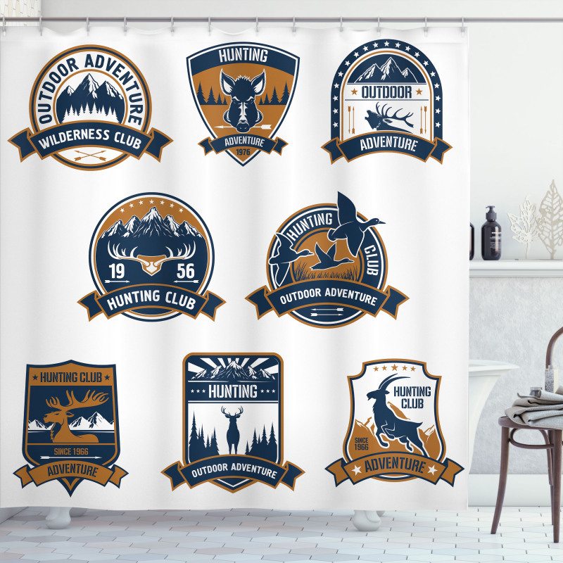 Shield Set Shower Curtain