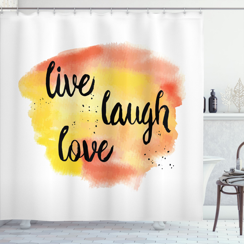 Soft Watercolor Shower Curtain