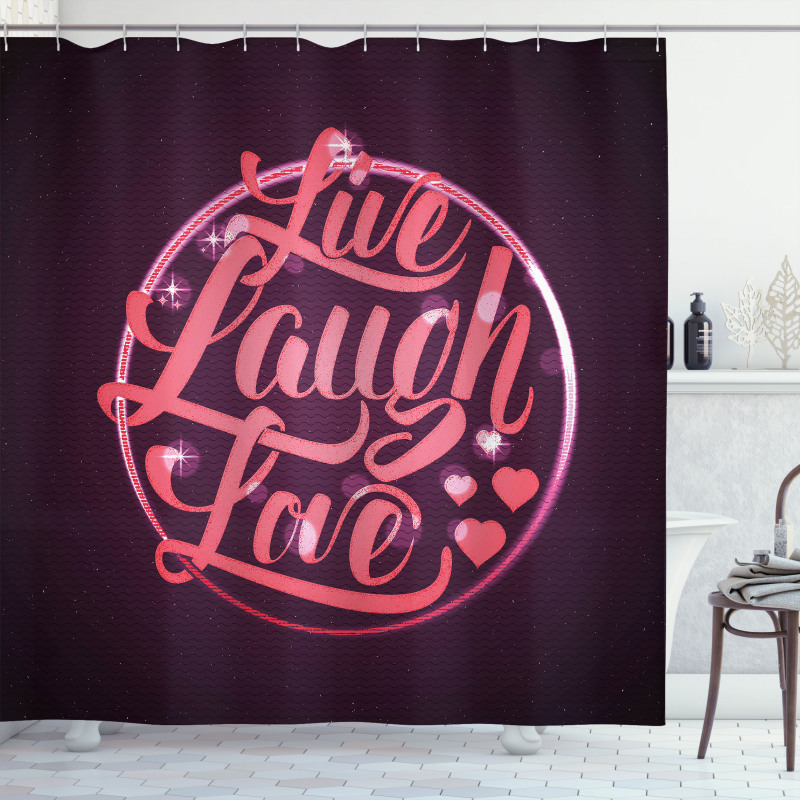 Vibrant Circle Shower Curtain