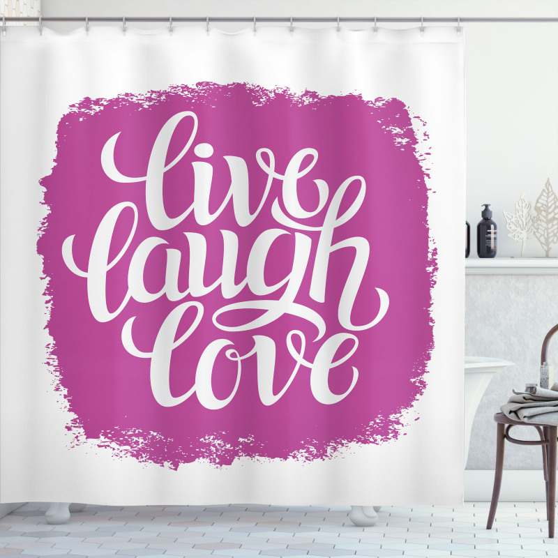 Motivation Life Shower Curtain