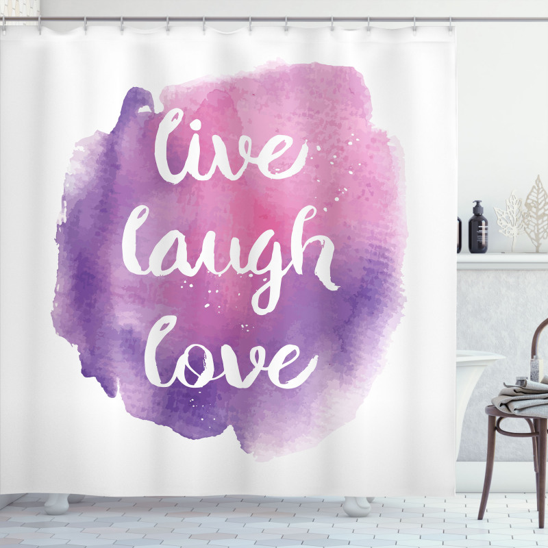 Wise Life Art Shower Curtain
