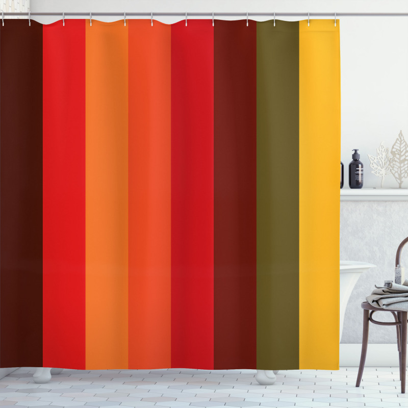 Vertical Striped Shower Curtain