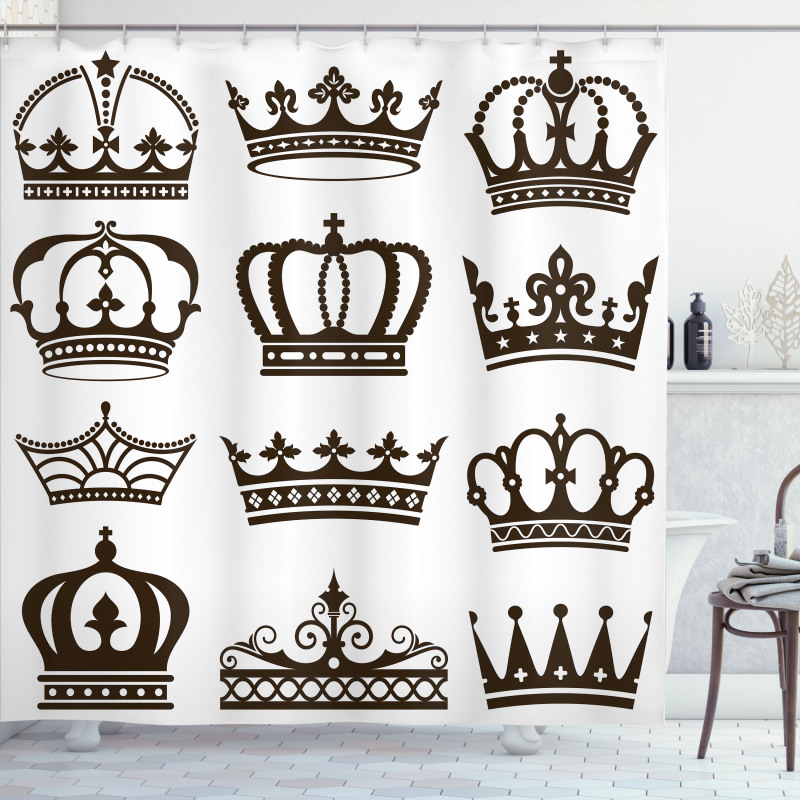 Royalty Crowns Shower Curtain