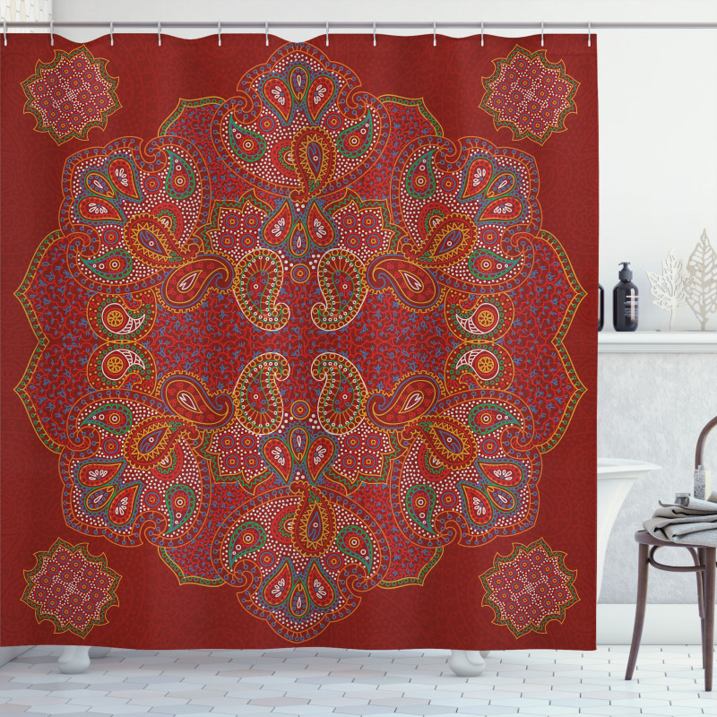 Persian Paisley Shower Curtain