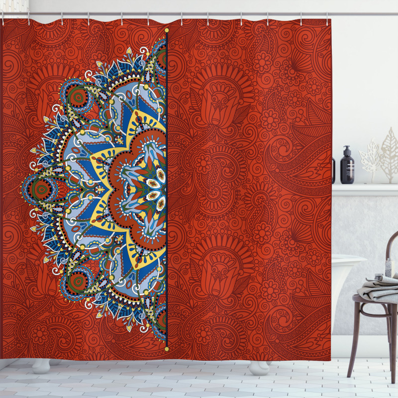 Ukranian Half Style Shower Curtain
