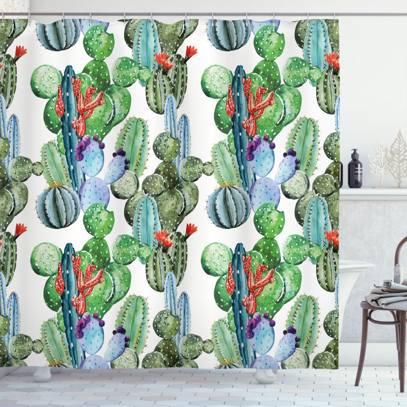 Various Types Artwork Shower Curtain