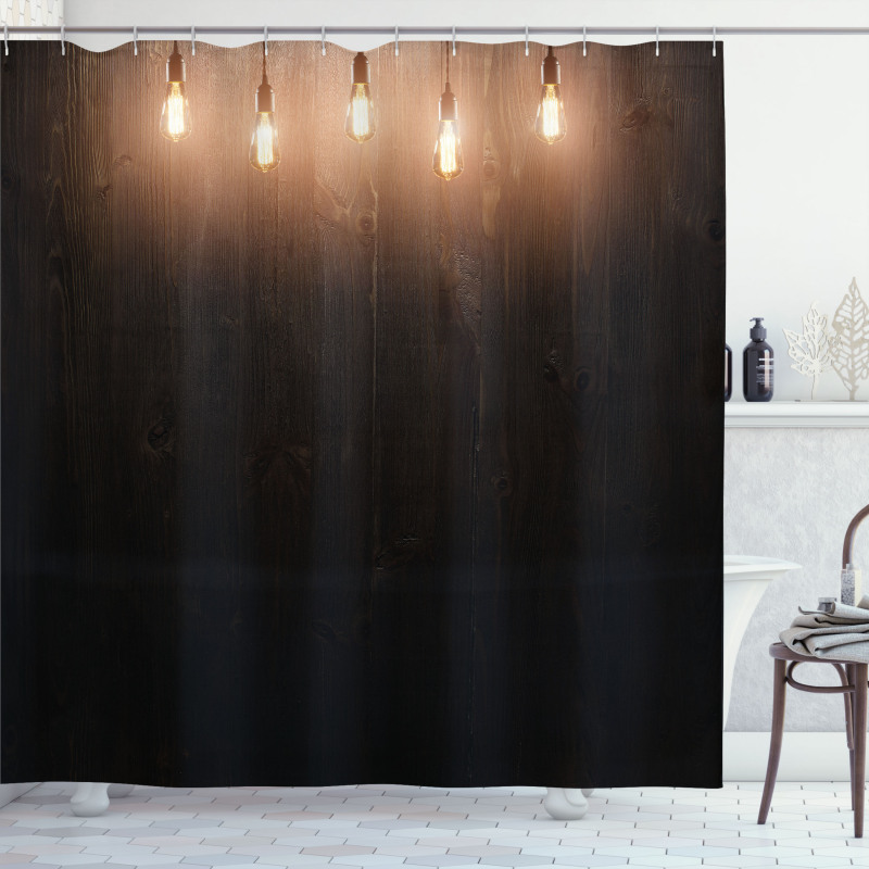 Wooden Room Shower Curtain