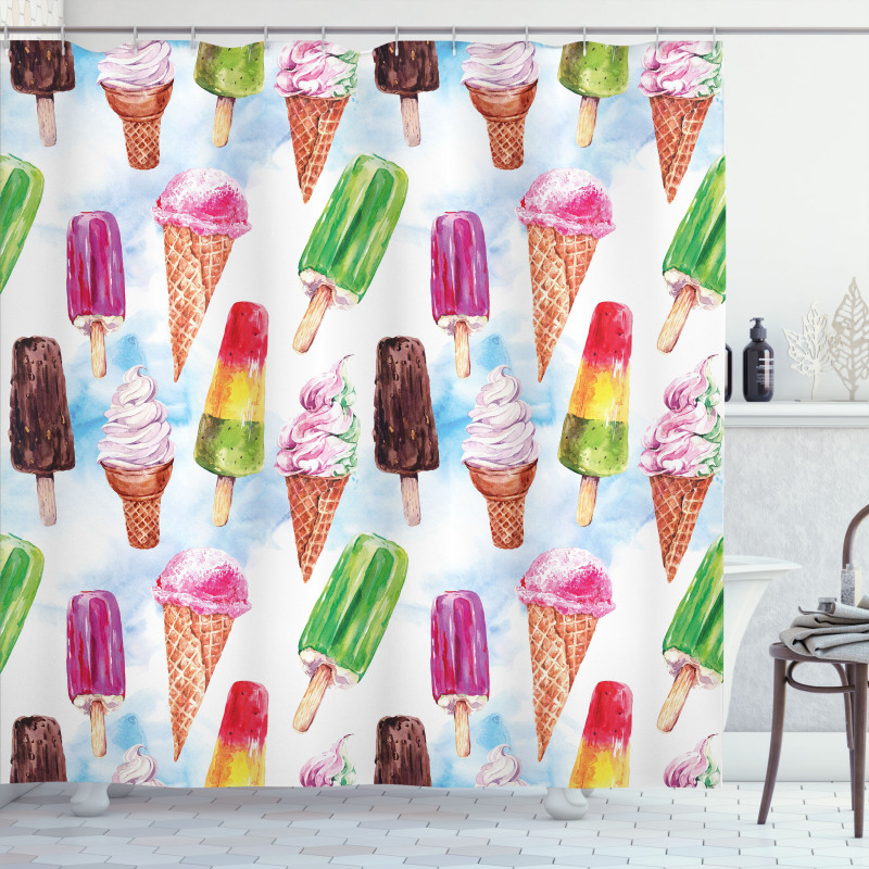 Surreal Exotic Shower Curtain