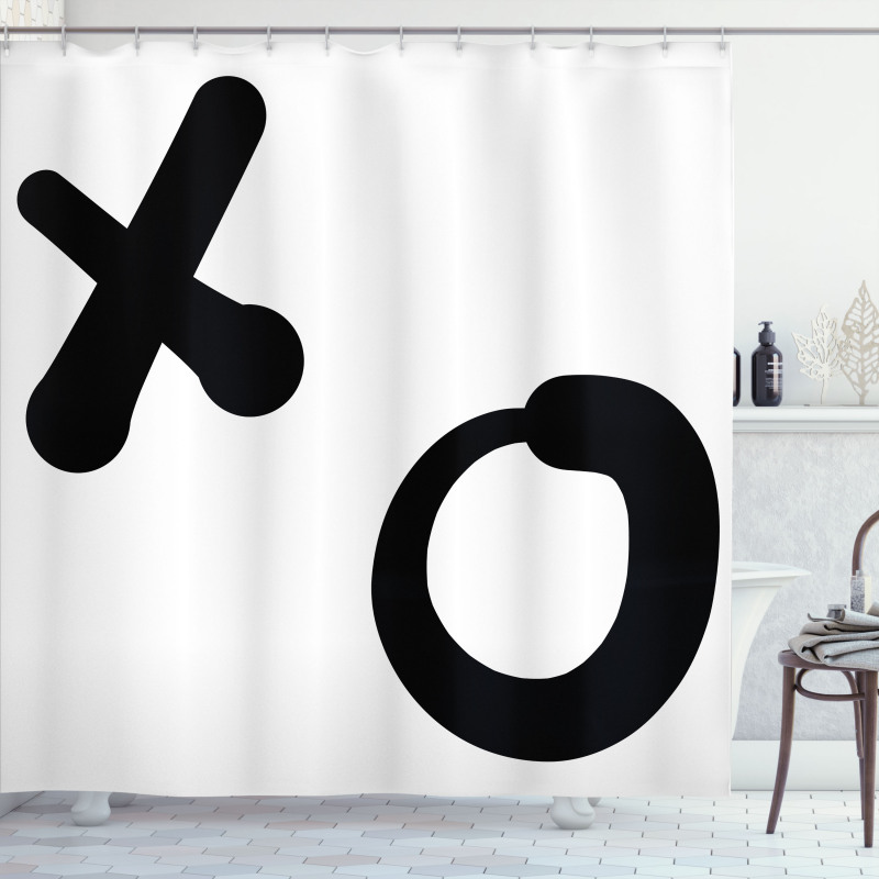 Simplistic Pattern Shower Curtain
