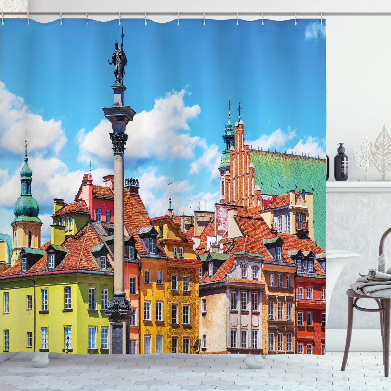 Scenic Old Warsaw Shower Curtain