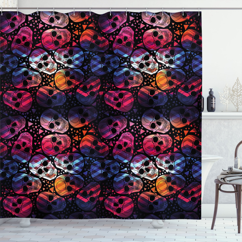 Mexican Sugar Skulls Shower Curtain