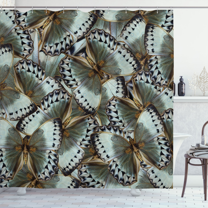 Butterflies Jungle Queen Shower Curtain