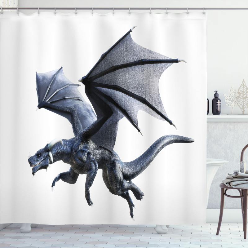 Creature Wings Shower Curtain